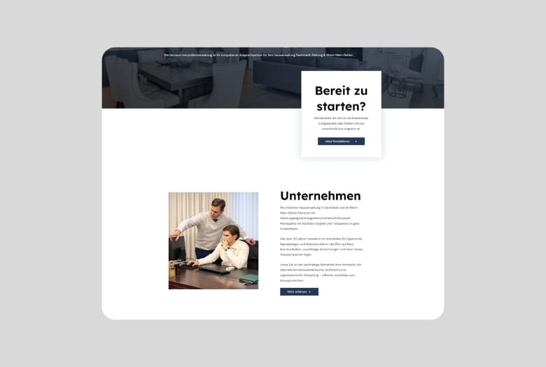 Heimann Immobilien Management screenshot