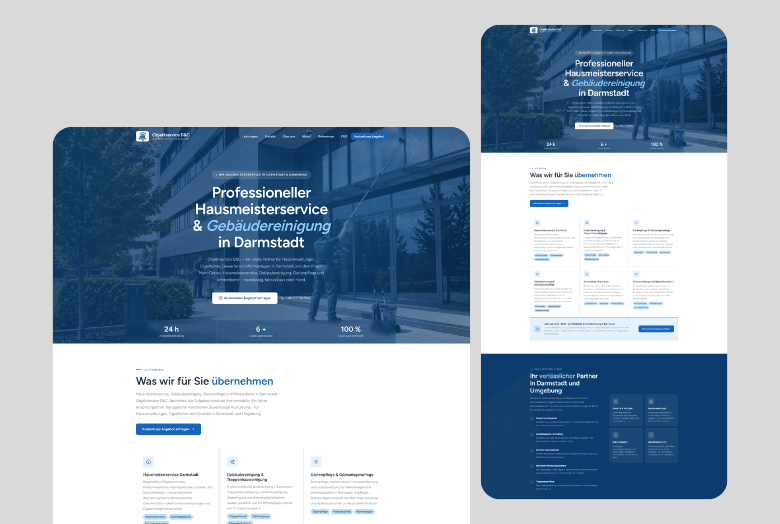 Objektservice D&C screenshot
