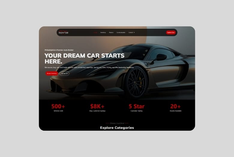 Showtime Automotives screenshot